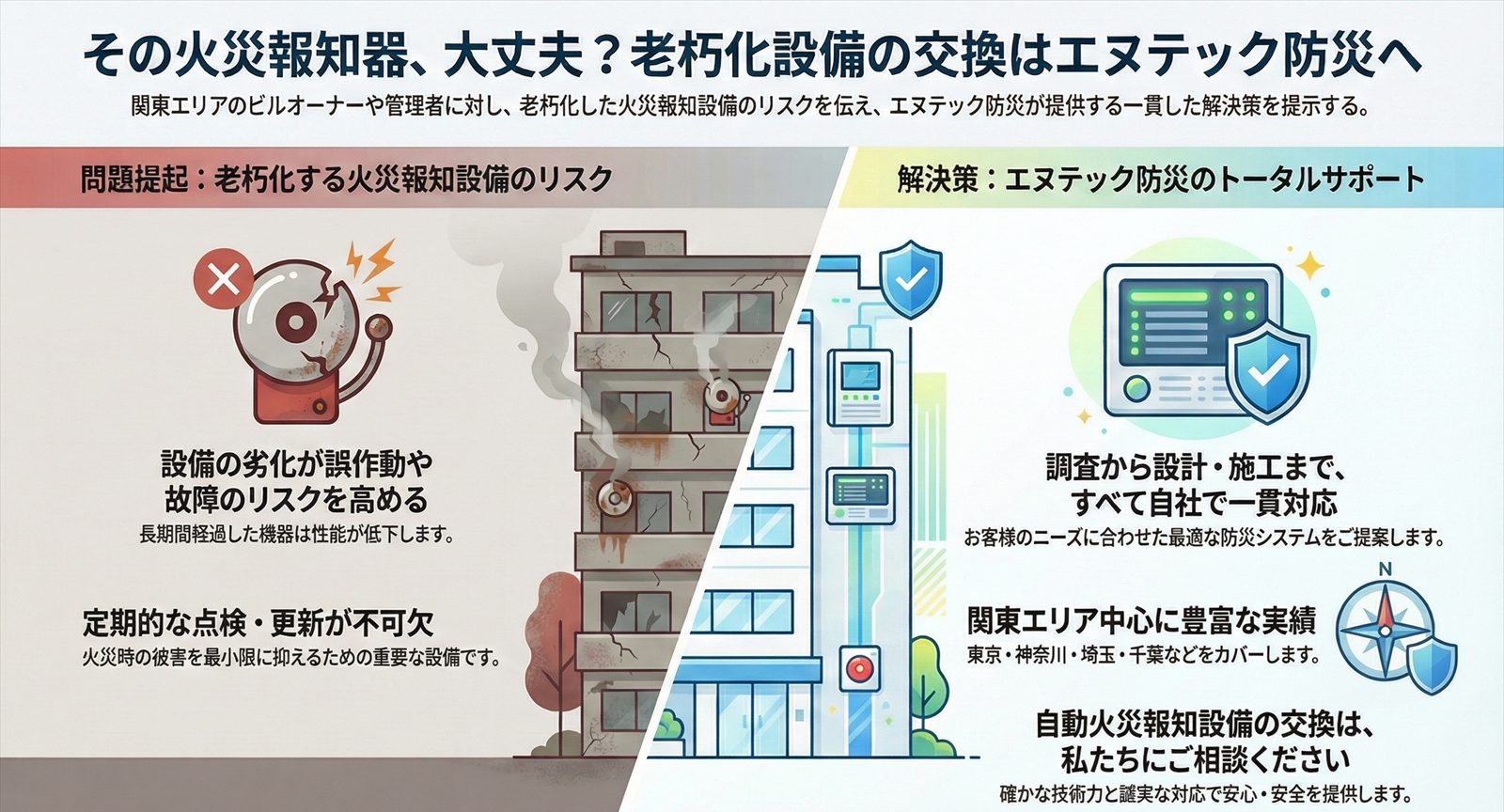 消防用設備リニューアル・設計・施工